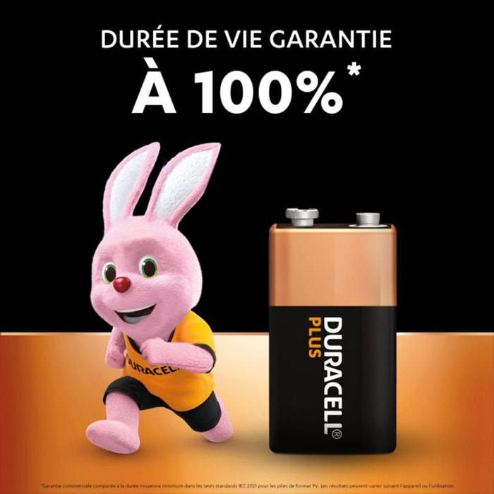 Pile DURACELL 9V PLUS x1