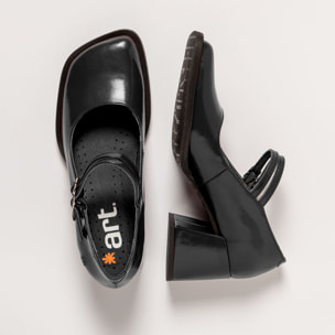 Zapatos 1704 NAPPA SHINNY BLACK / VERONA color Black