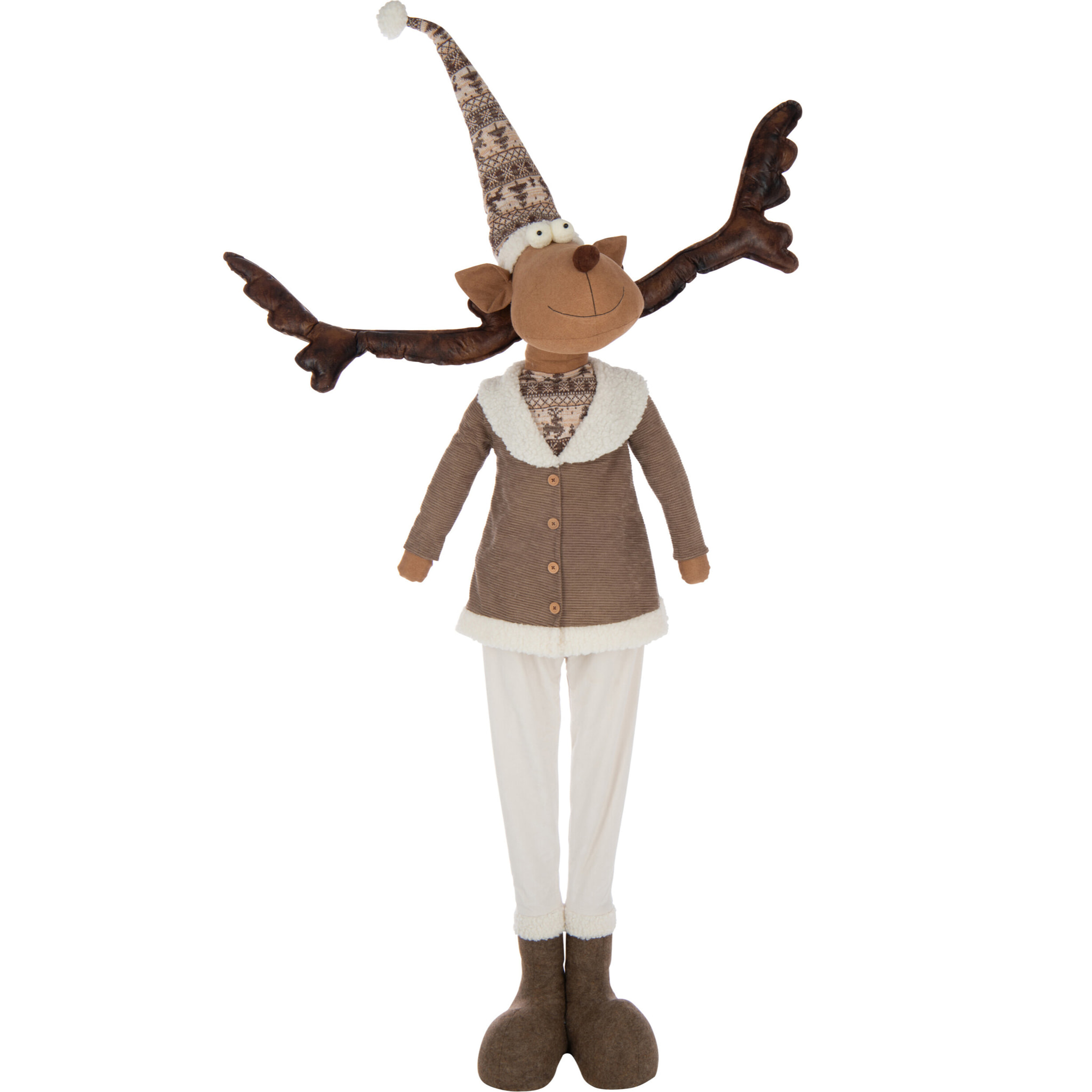 J-Line figurine Renne Téléscopiques - polyester - mix