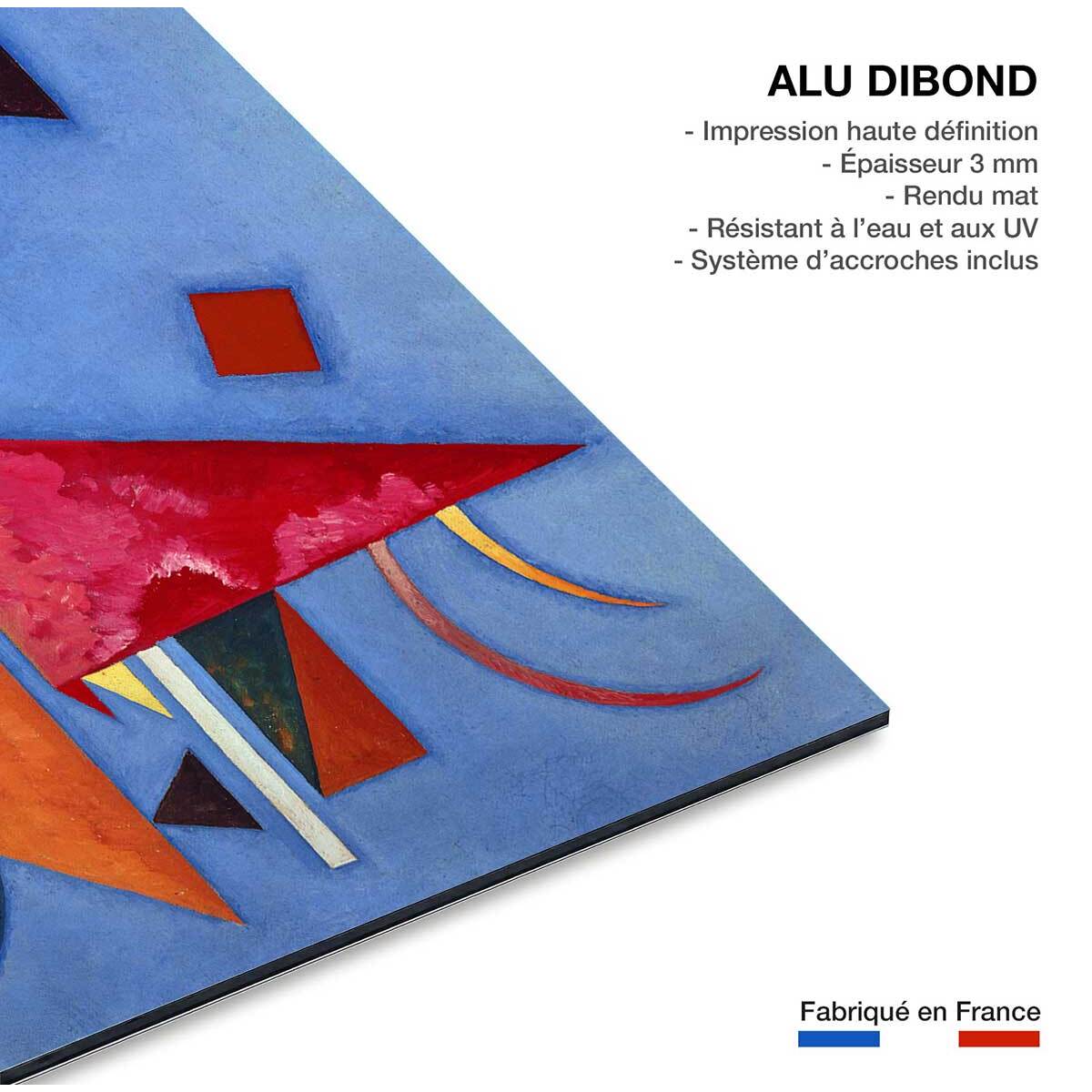Tableau art classique par Kandinsky Soft Hard Tableau alu Dibond