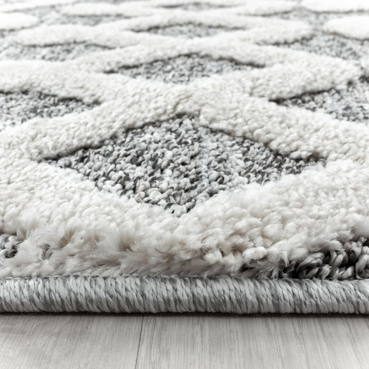 Tapis salon et chambre tissé motif scandinave REDA