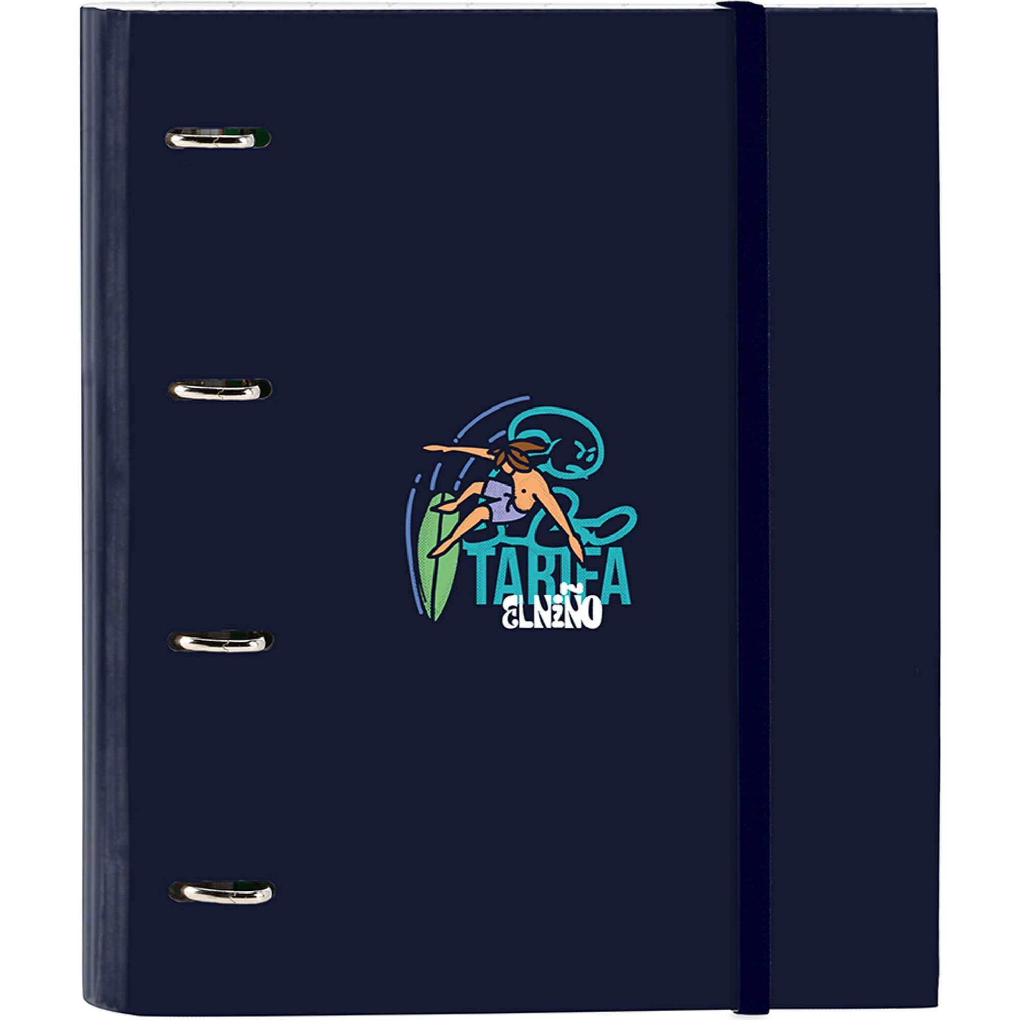 Carpeta 4 anillas 35mm c/recambio el niño "kook"