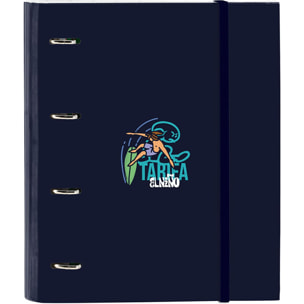 Carpeta 4 anillas 35mm c/recambio el niño "kook"