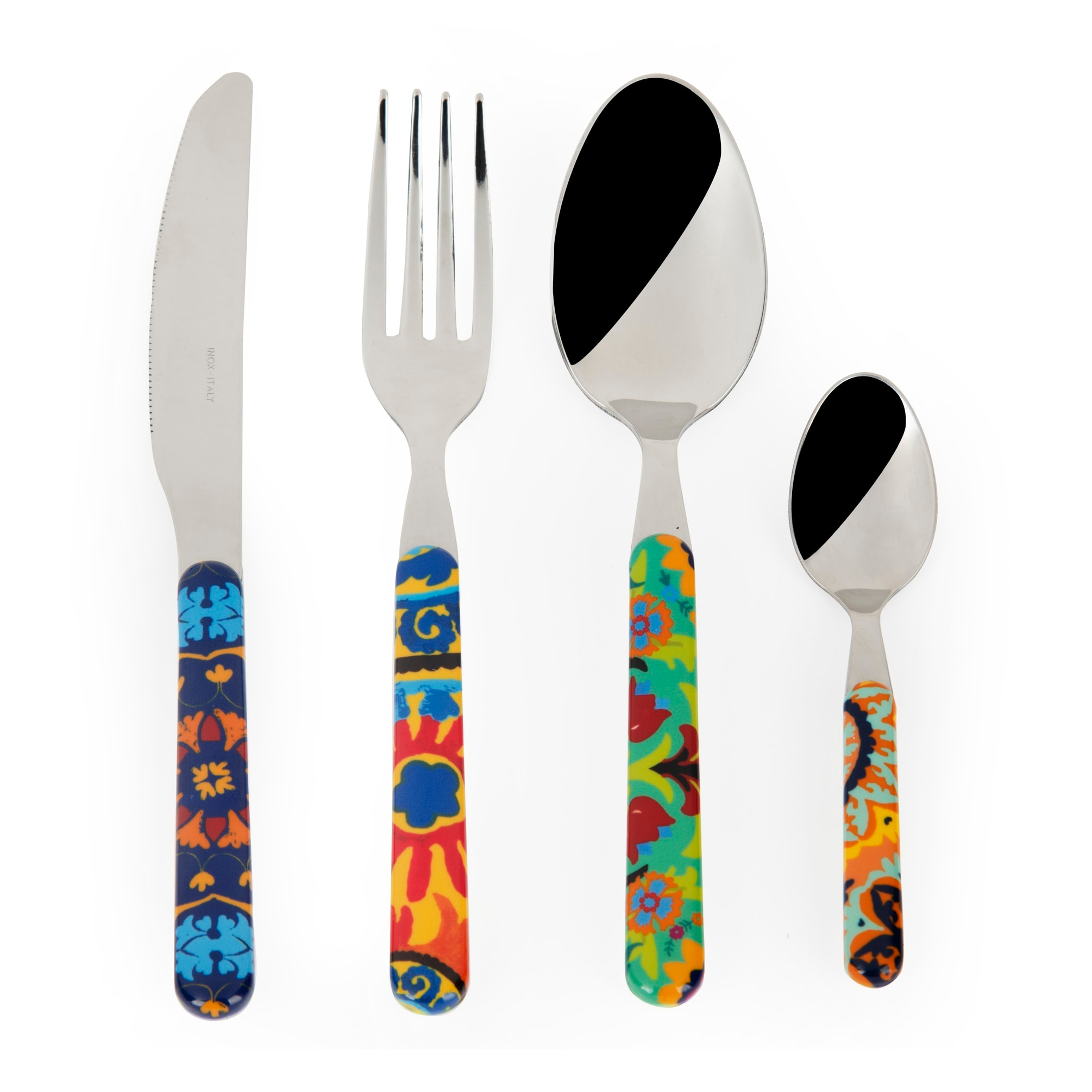 Servizio 24 posate Excelsa – New Delhi, Acciaio Multicolore