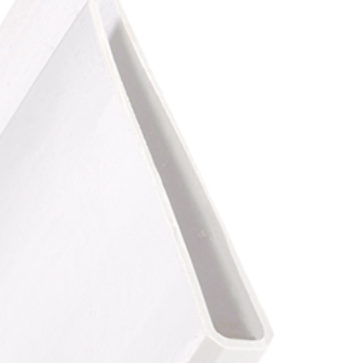 Perfil Remate U Cañizo Pvc 1.5m Blanco