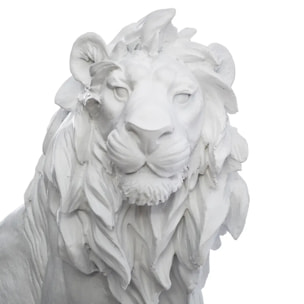 Statuette lion résine H31,5cm