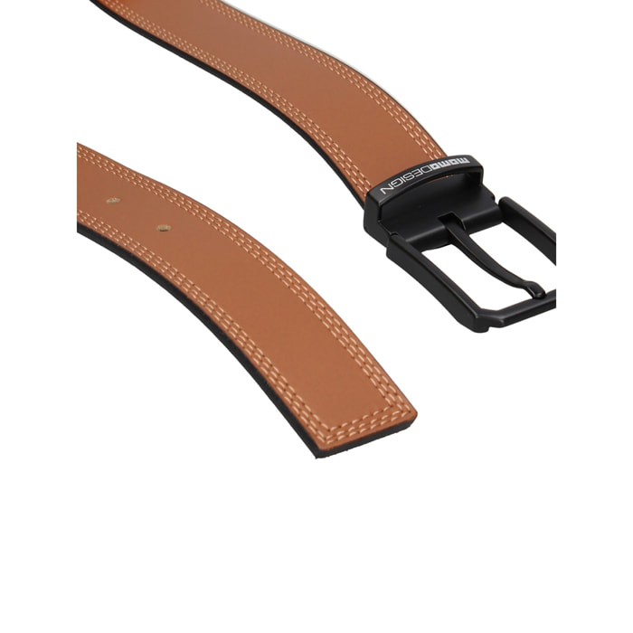 Cintura da uomo in vera pelle Made in Italy - Modello Erevan Plus