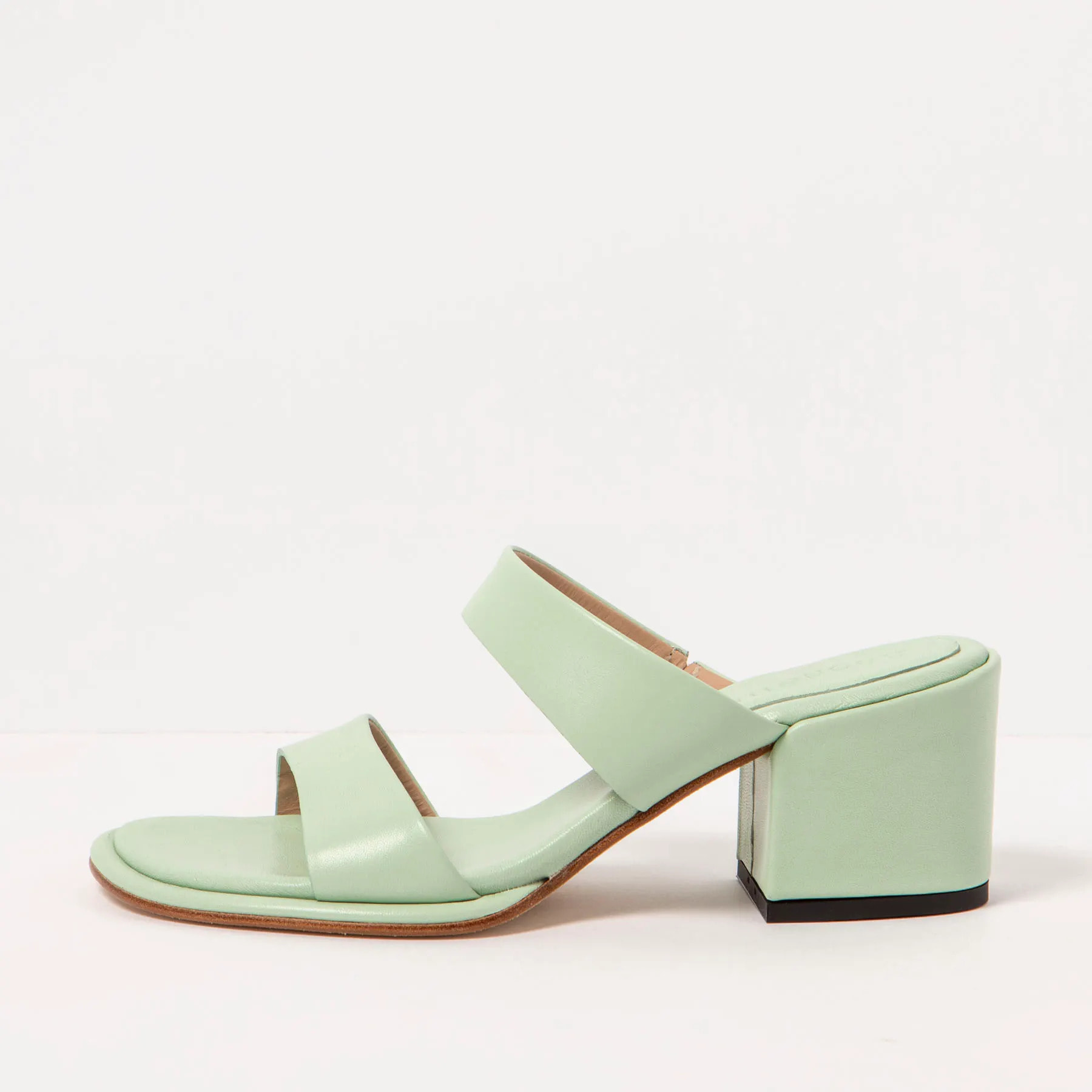Sandalias con tacón S3174 NAPPA PASTEL GREEN/ FABER color Pastel green