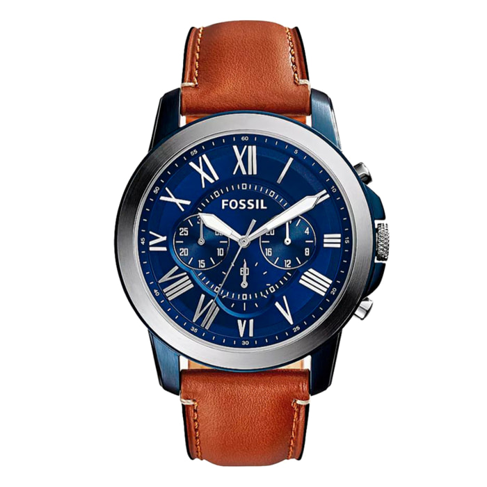 Reloj Fossil FS5151 Hombre Analogico Cuarzo con Correa de Cuero