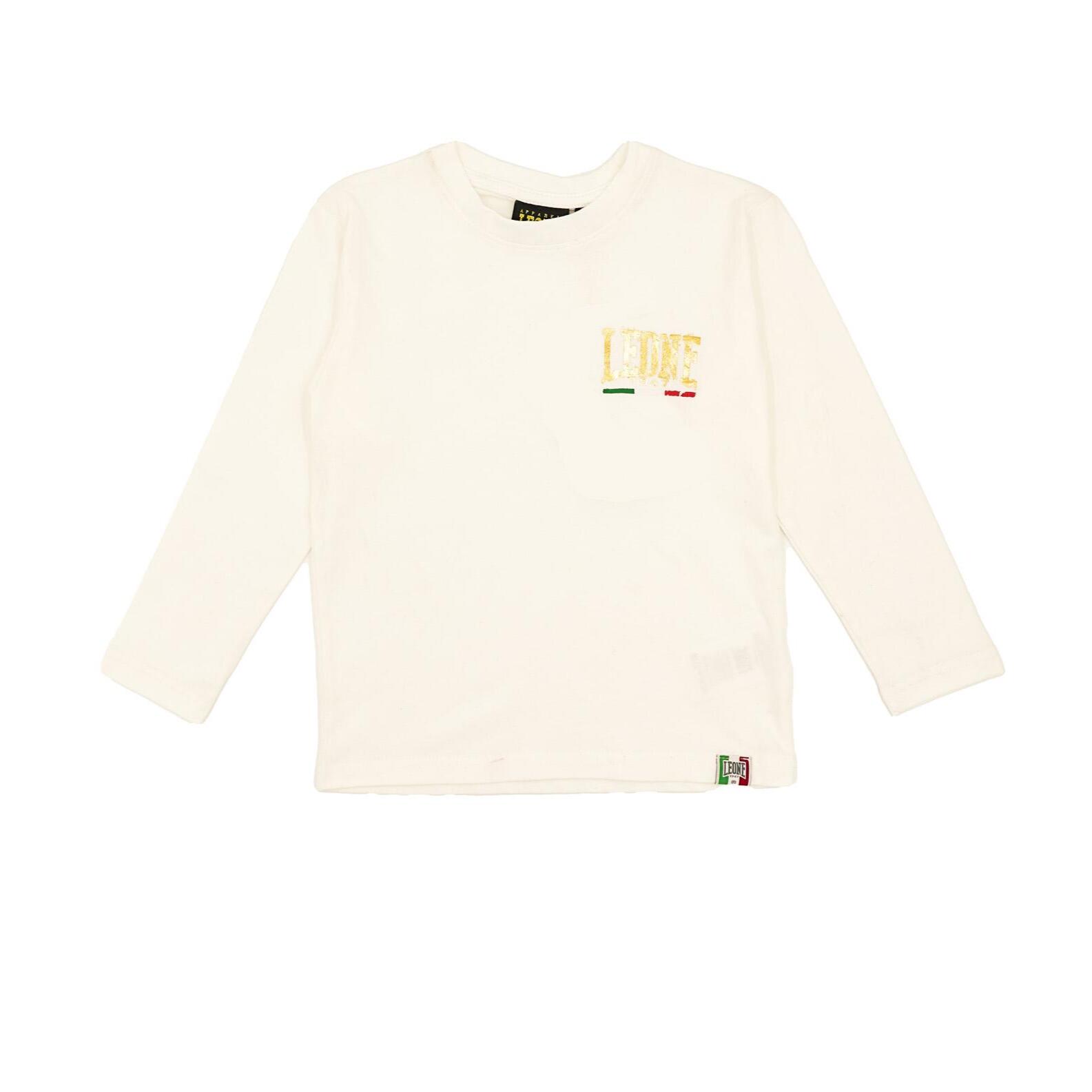 T-shirt Leone bambino con maniche lunghe Gold Boy