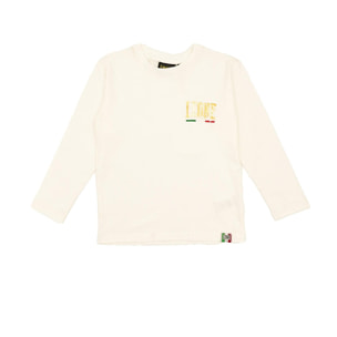 T-shirt Leone bambino con maniche lunghe Gold Boy