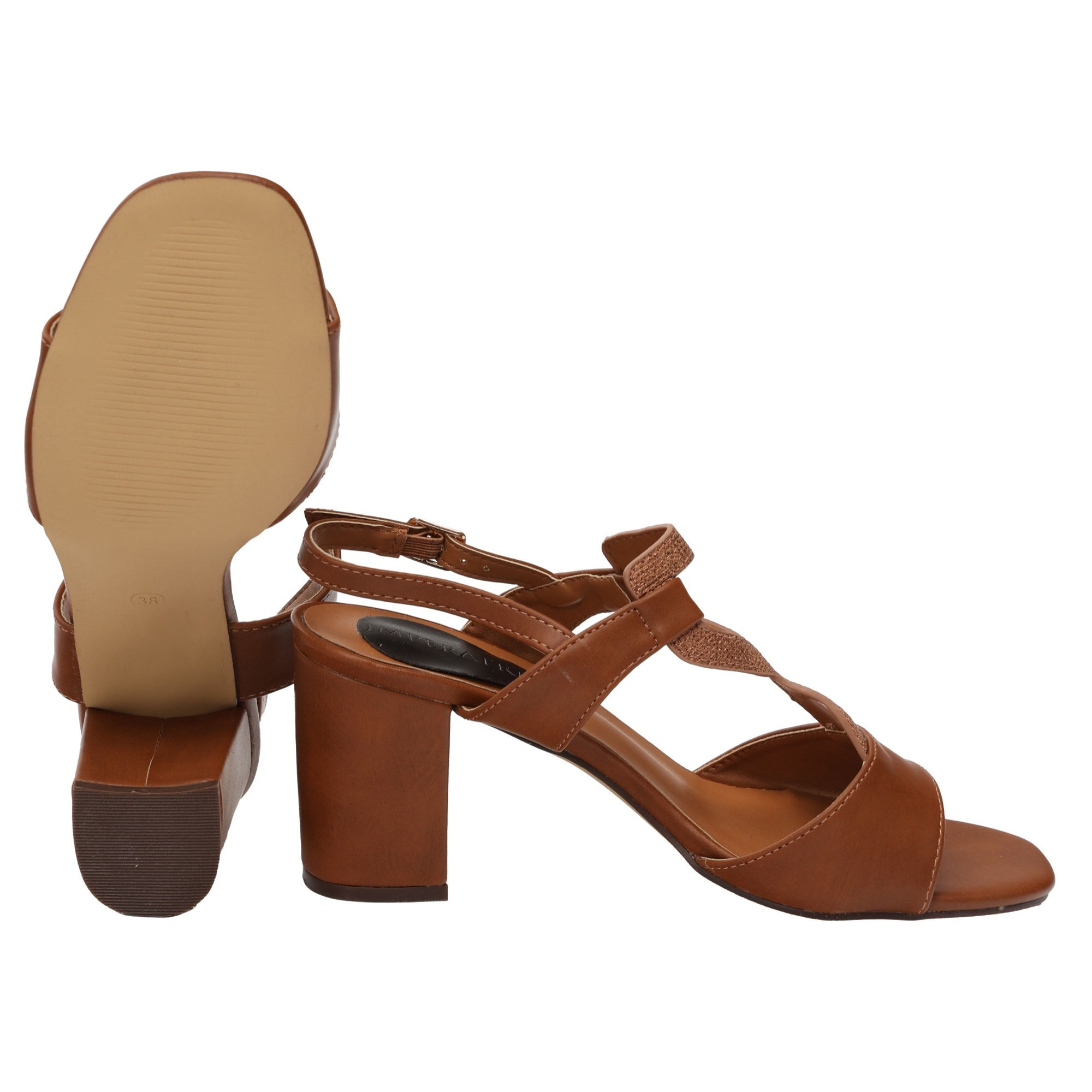 Sandali cinturino regolabile - tacco 8,5 cm
