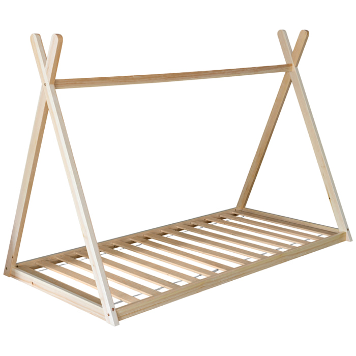 Lit tipi pour enfant 190x90cm en bois VALENTIN
