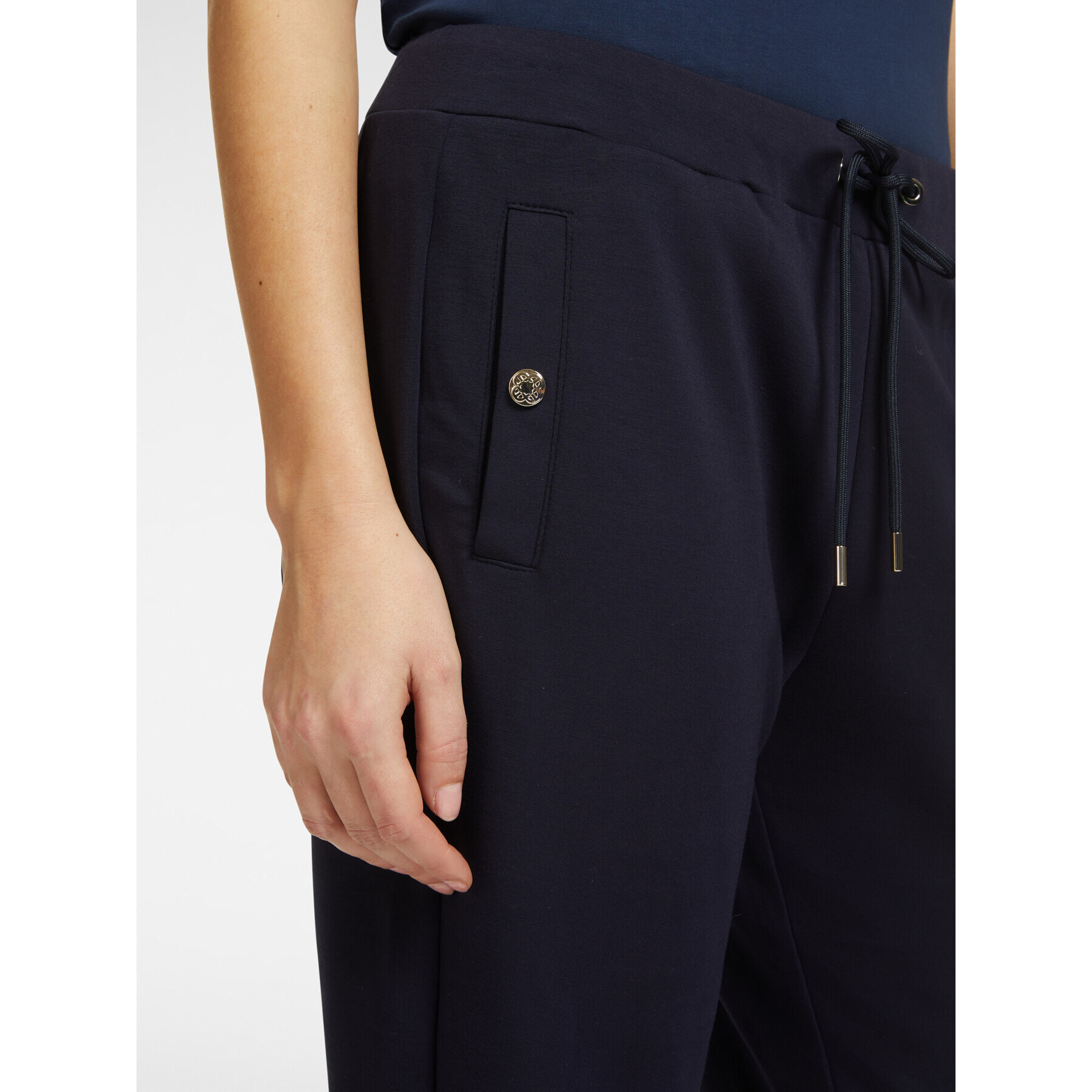 Elena Mirò - Pantalones de felpa - Azul