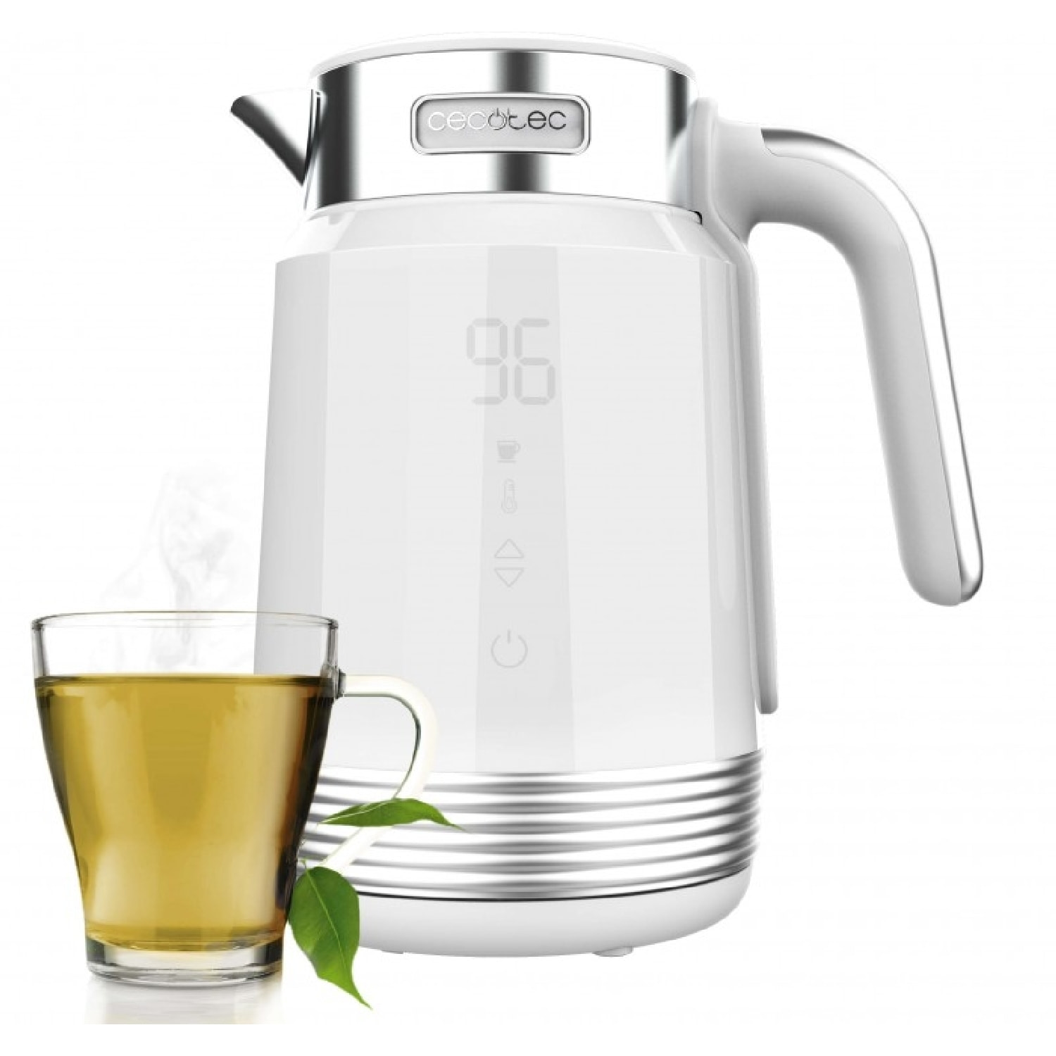 Cecotec Bouilloire ThermoSense 600 Touch White