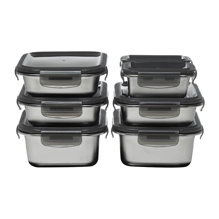 Set de 3 Boîtes rectangulaires Pure box - Luminarc - Transparent - Verre -  Ustensile de cuisine - Achat & prix