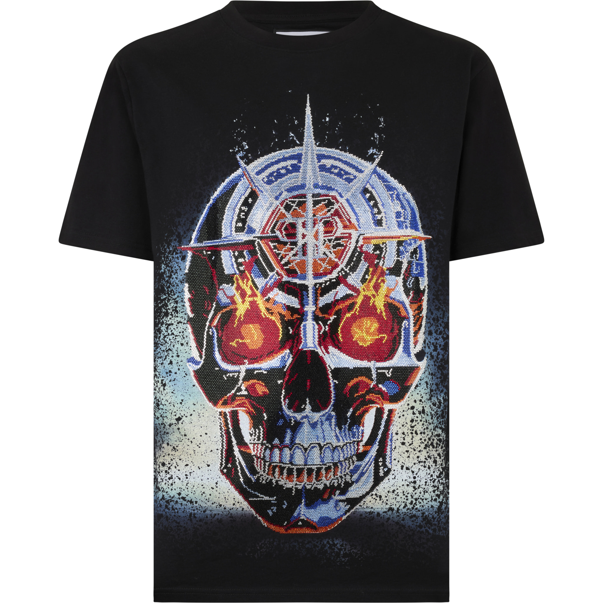 PHILIPP PLEIN Camiseta de cuello redondo y manga corta SKULL