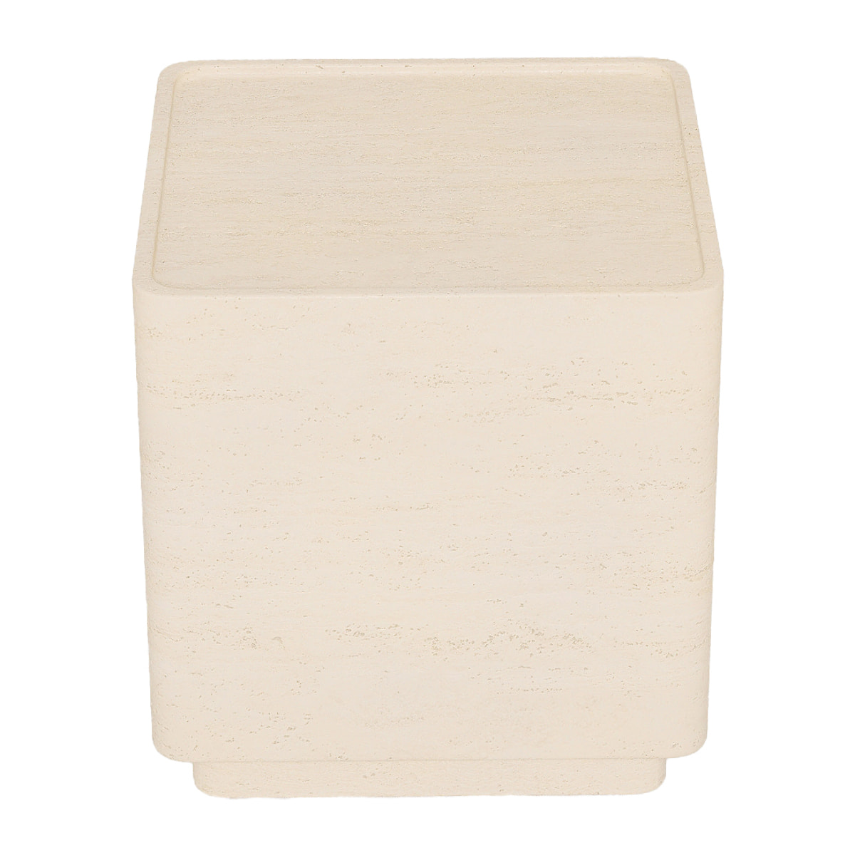 Violette – Table d’appoint design en magnésie naturelle