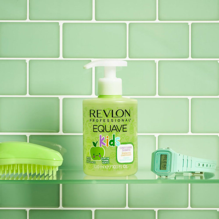 Equave™ KIDS - Shampooing Doux Démêlant Parfum Pomme 300 ml