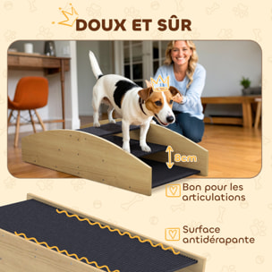 Bascule chien agility réversible escalier 2 en 1 bois