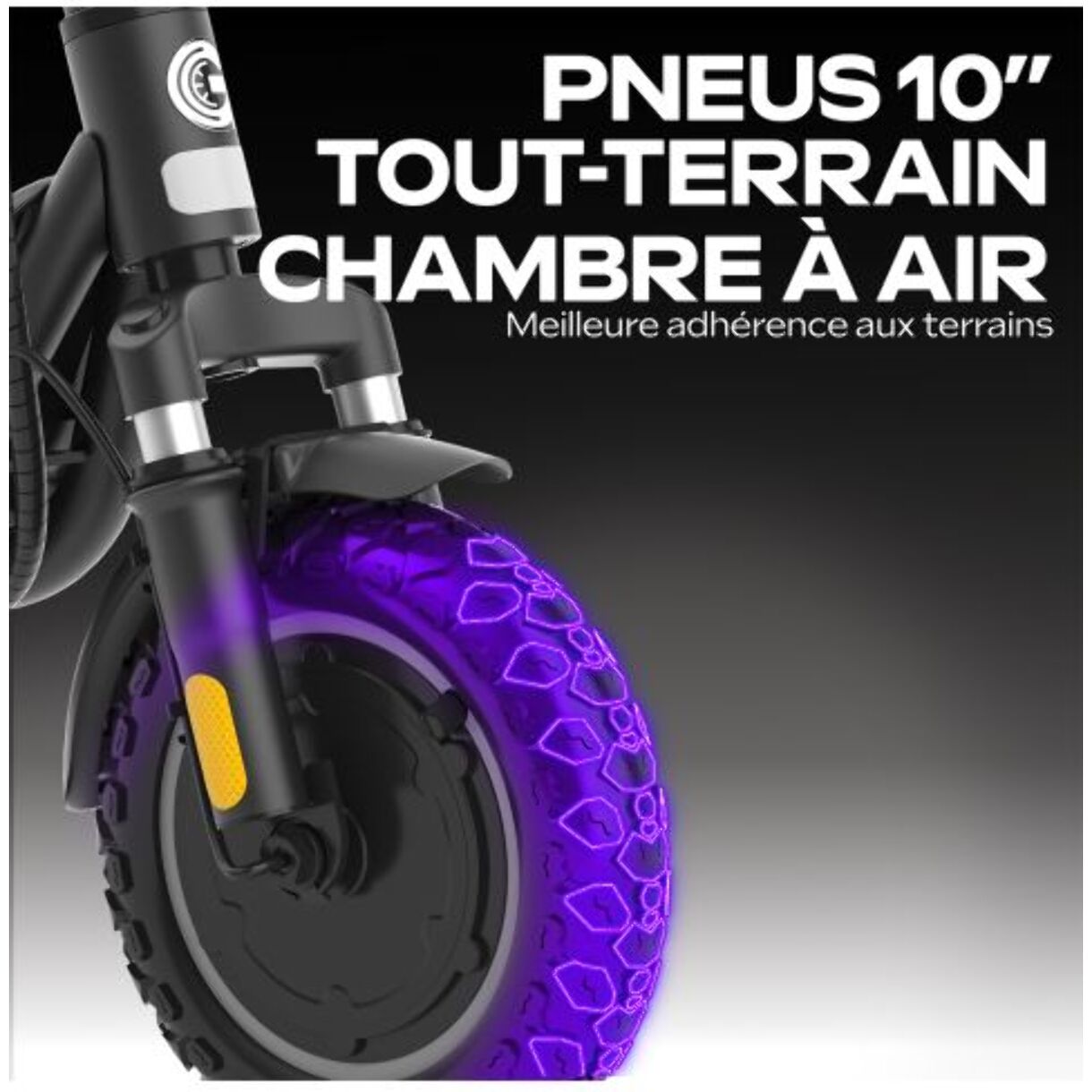 URBANGLIDE Ride 100 MAX2 – Trottinette Électrique Adulte 350W – 25 km/h – Autonomie 25 km – Roues 10" – Freins à Disque – Pliabl