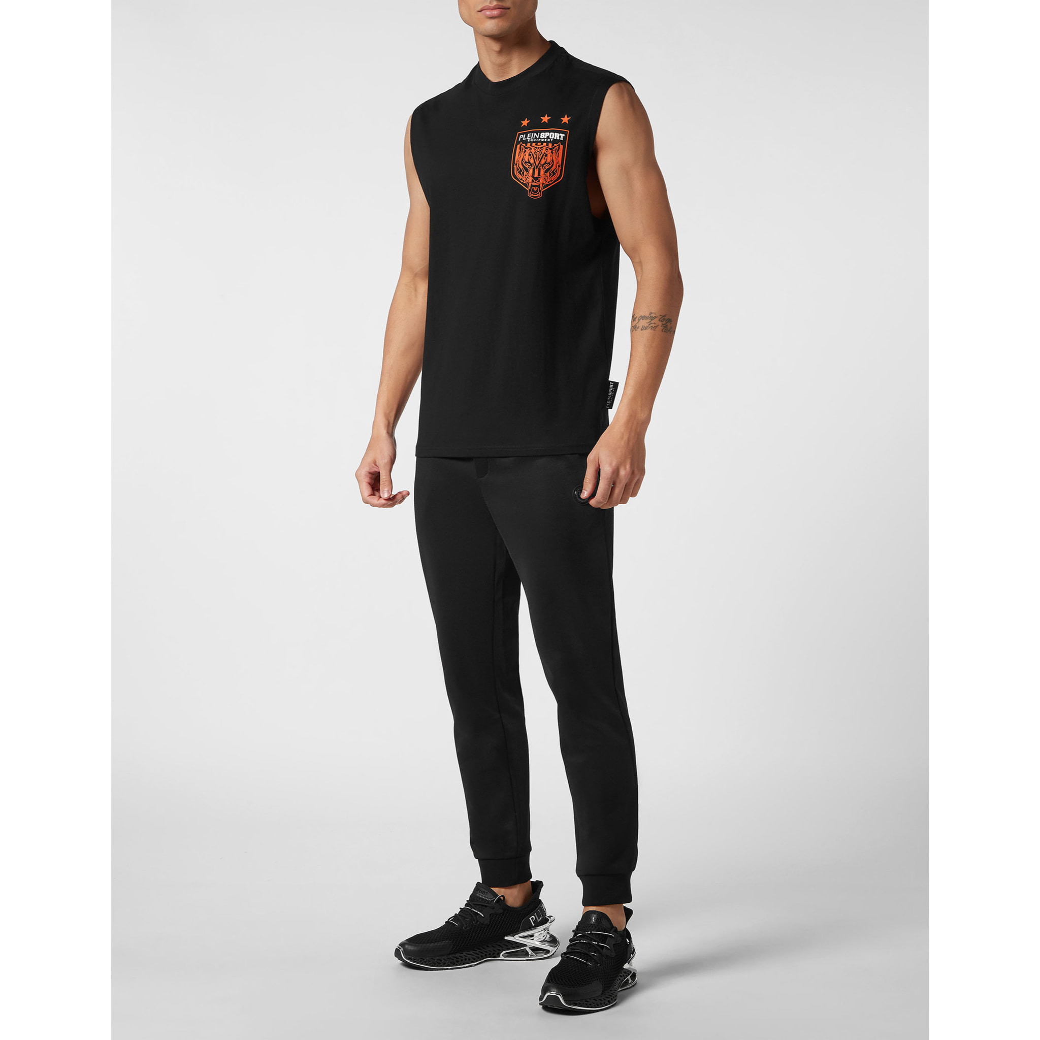 PLEIN SPORT Camiseta Cuello Redondo TIGER