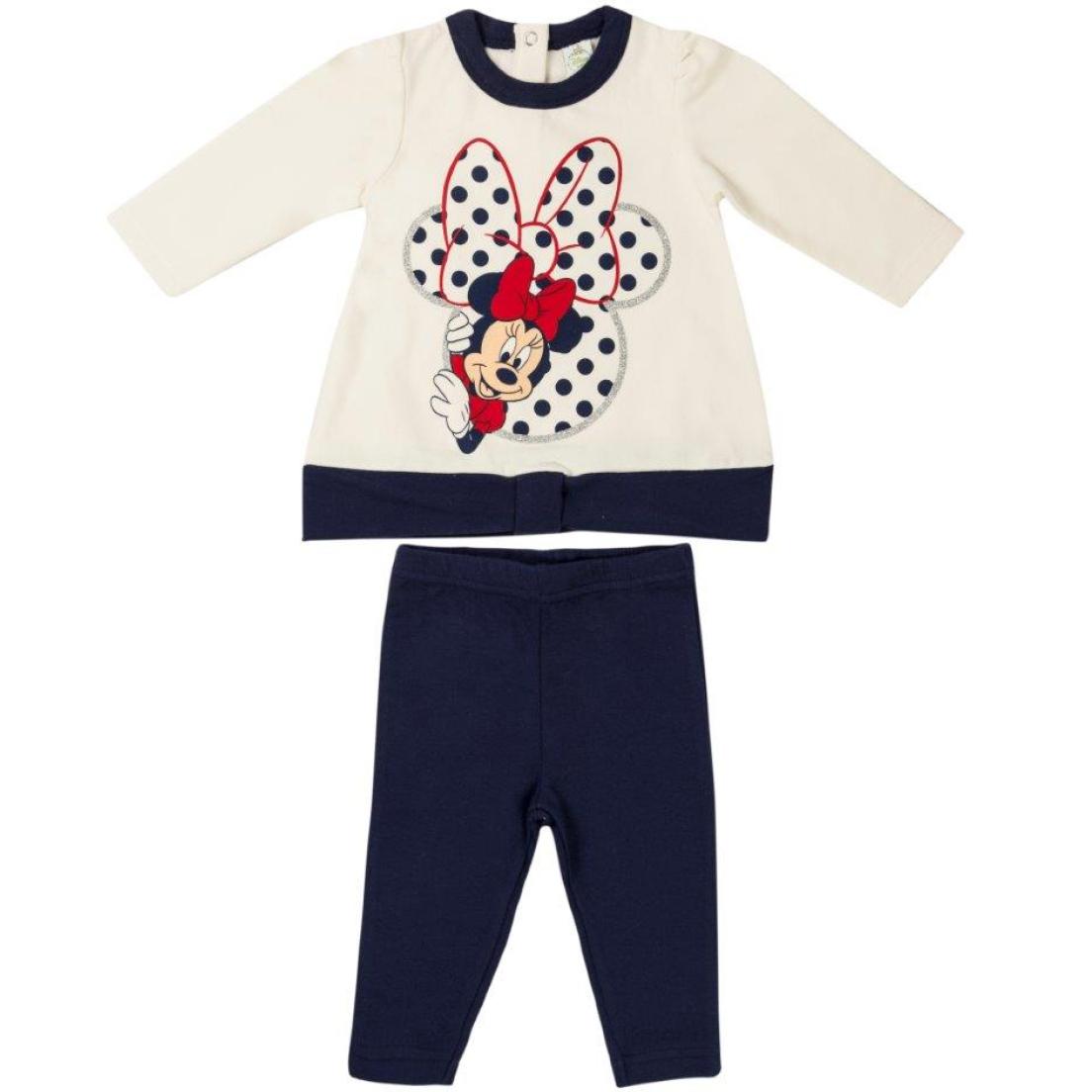 Ellepi Completo bimba felpa e pantaloncino Disney Minnie Lei Ellepi Blu