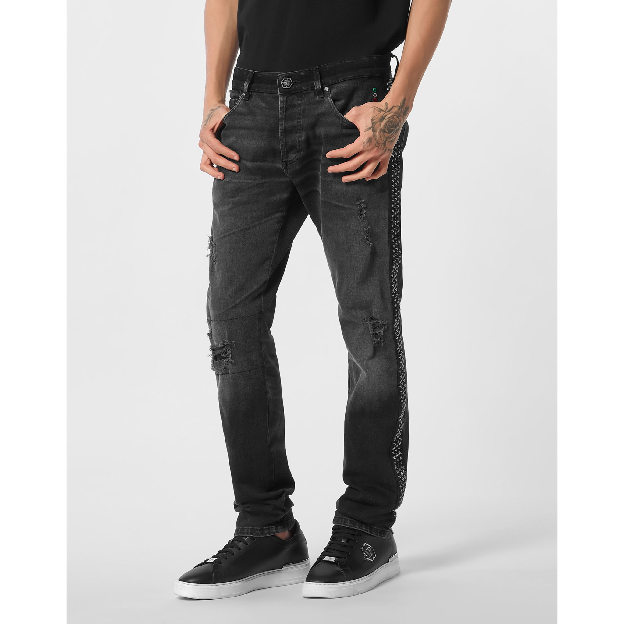 PHILIPP PLEIN Corte super recto STARS