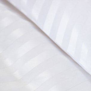 Parure housse de couette 3pcs 100% microfibre_blanc 220x240 cm
