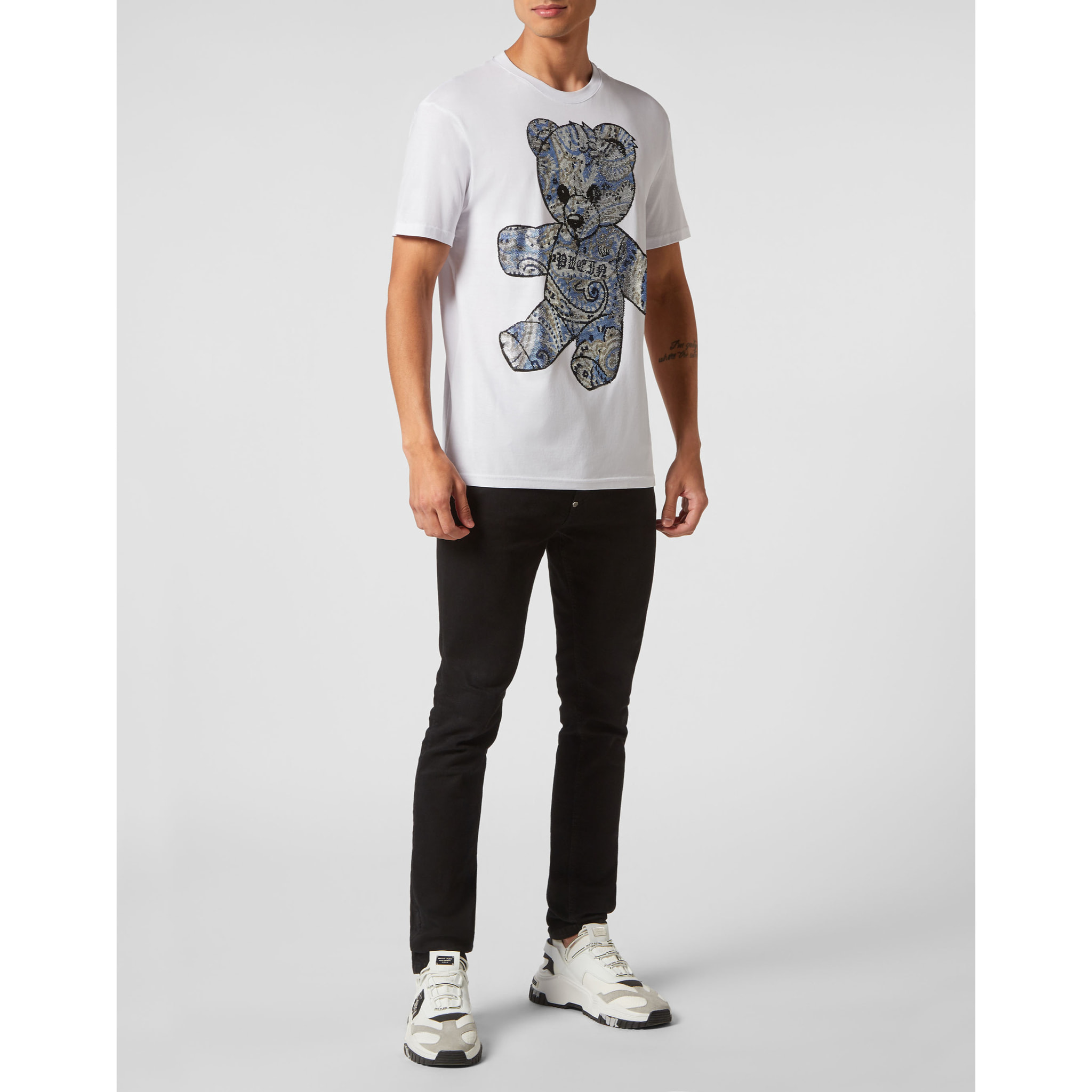 PHILIPP PLEIN T-Shirt Round Neck PAISLEY