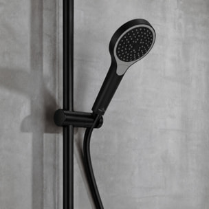 Pomme de douche 3 jets VILLEROY & BOCH Verve Showers Noir mat