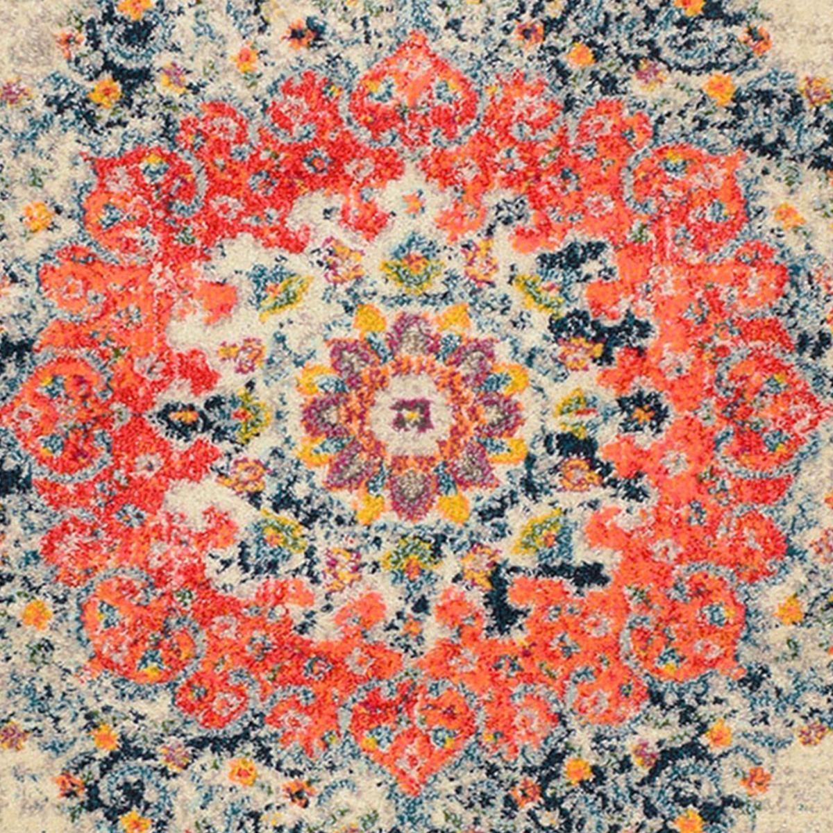 Tapis orient tissé motif traditionnel RUBI