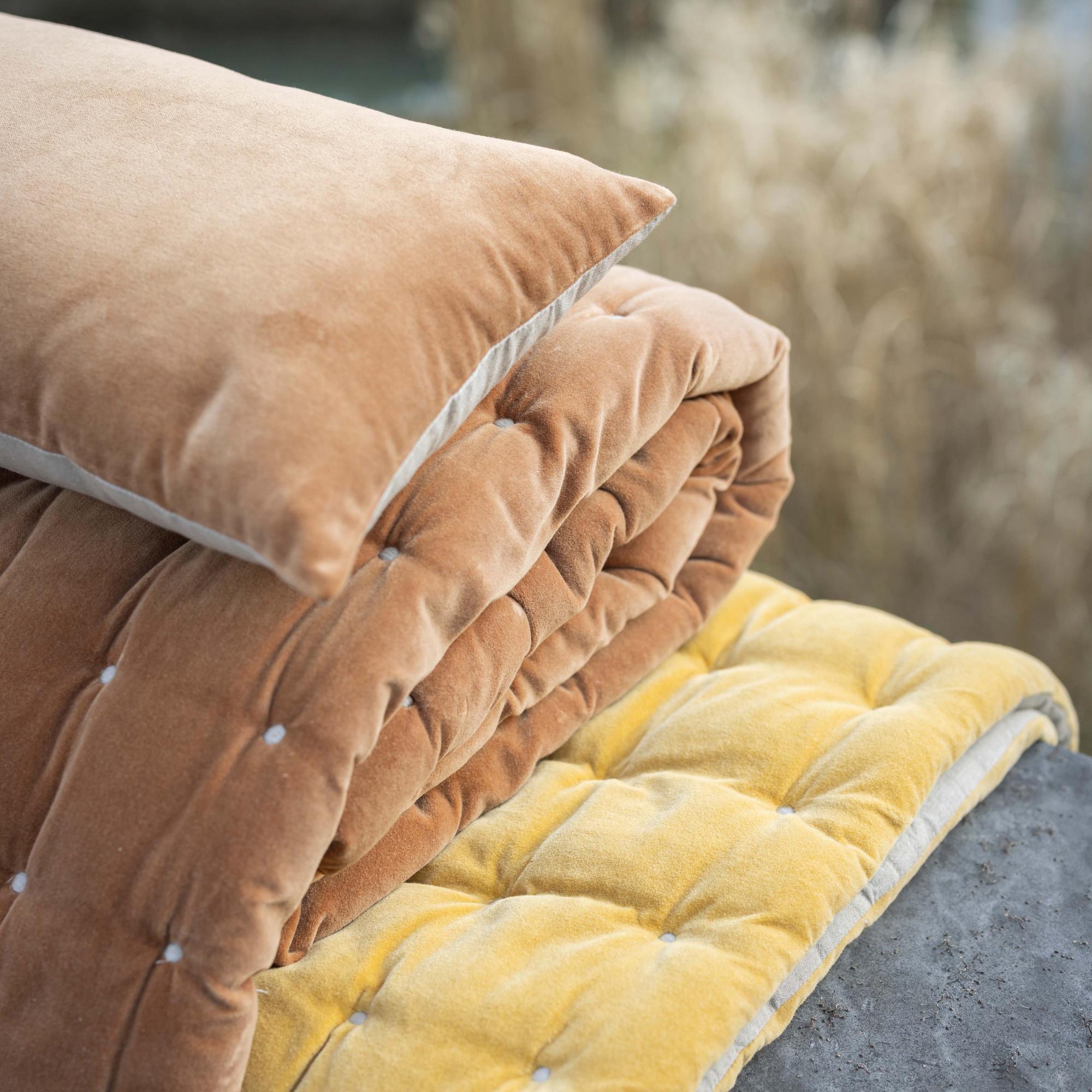 Coussin uni Elise