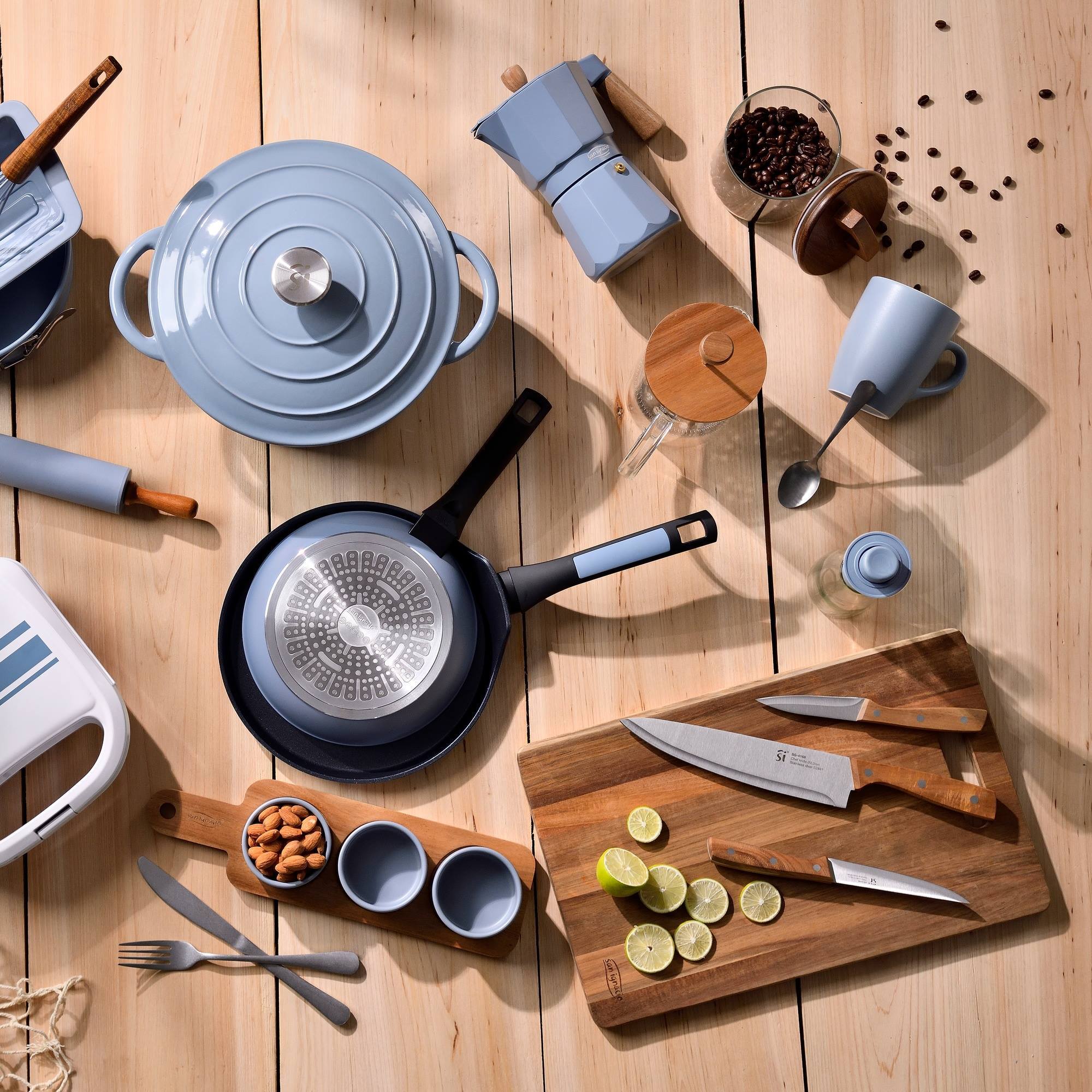 Set de 16 cubiertos san ignacio en acero inoxidable