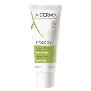 Biology - Crème Légère Dermatologique Hydratante 40 ml