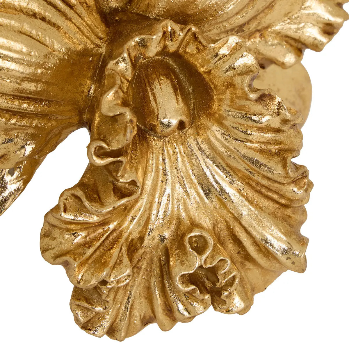 déco à poser fleur Belli H.20cm céramique doré