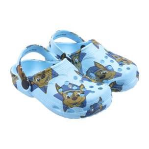 Sandali simil crocs Paw Patrol Lui Paw Azzurro