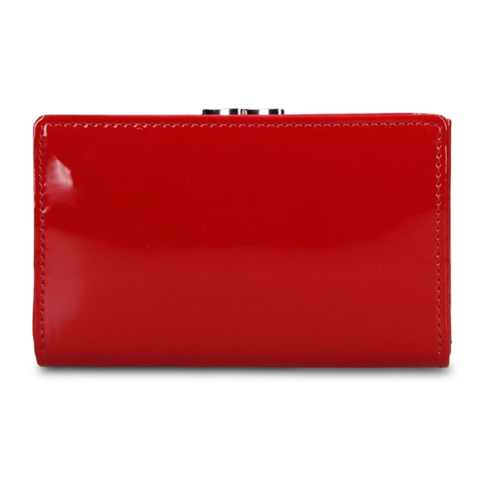 Portafoglio da donna - Modello Celeste Lux - 100% pelle - 14.5 x 9.0 x 4.0 cm