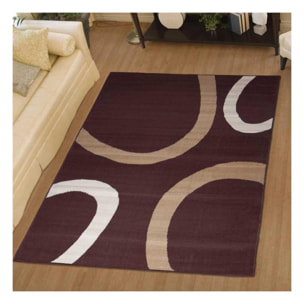 Tapis salon et chambre tissé motif rond FIHA