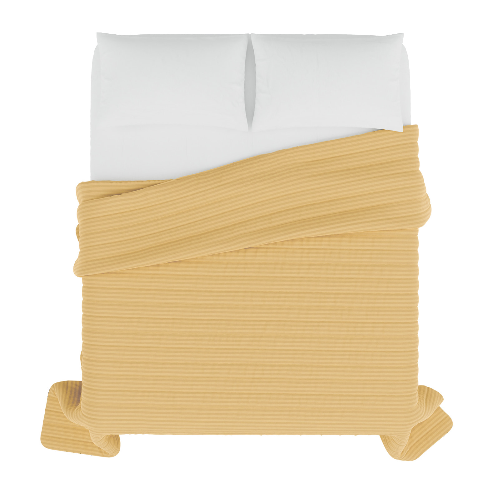 TRAPUNTINO ESTIVO 100gr SATIN STRIPES, Raso di Poliestere, Made in Italy - GIALLO