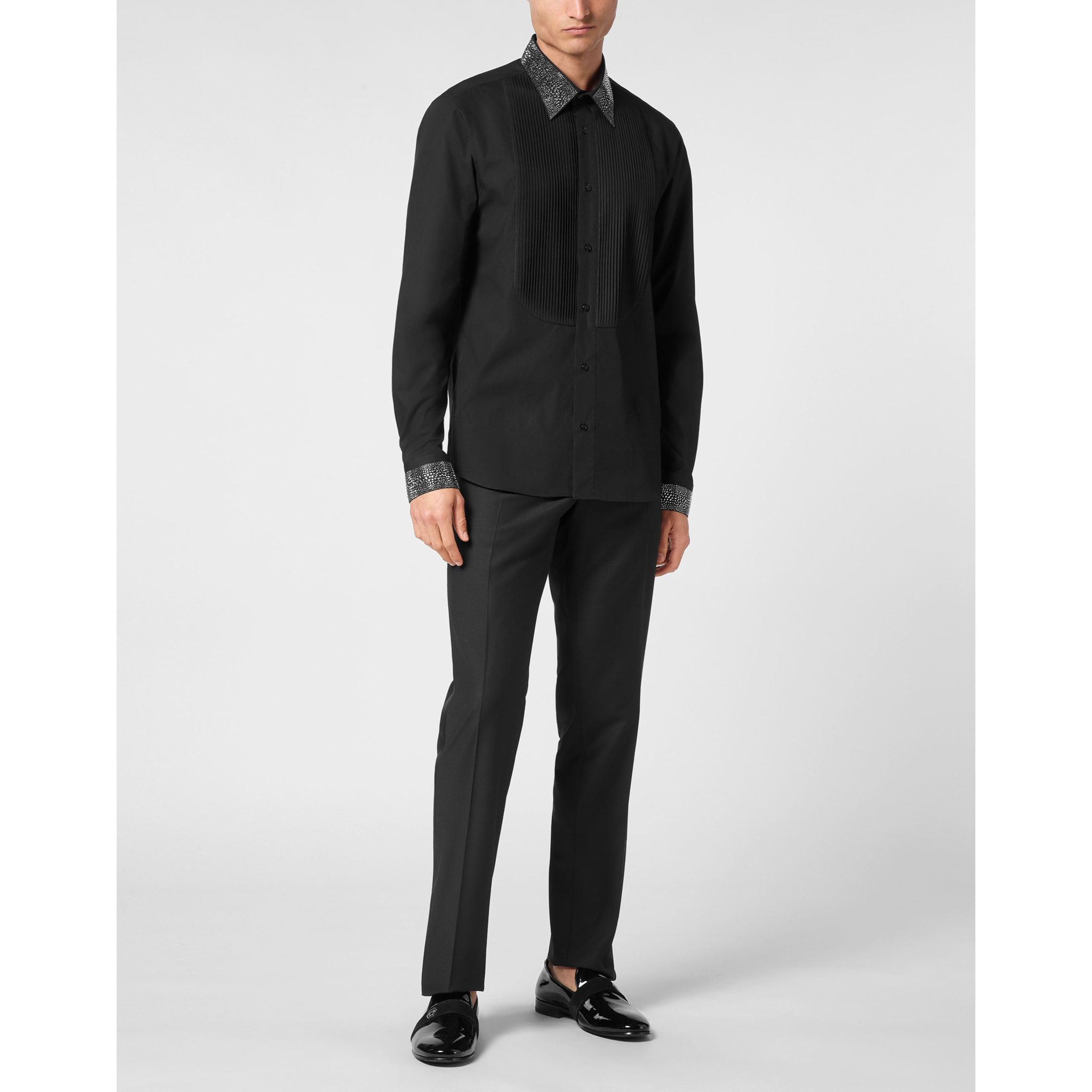 PHILIPP PLEIN Shirt Smoking Cut