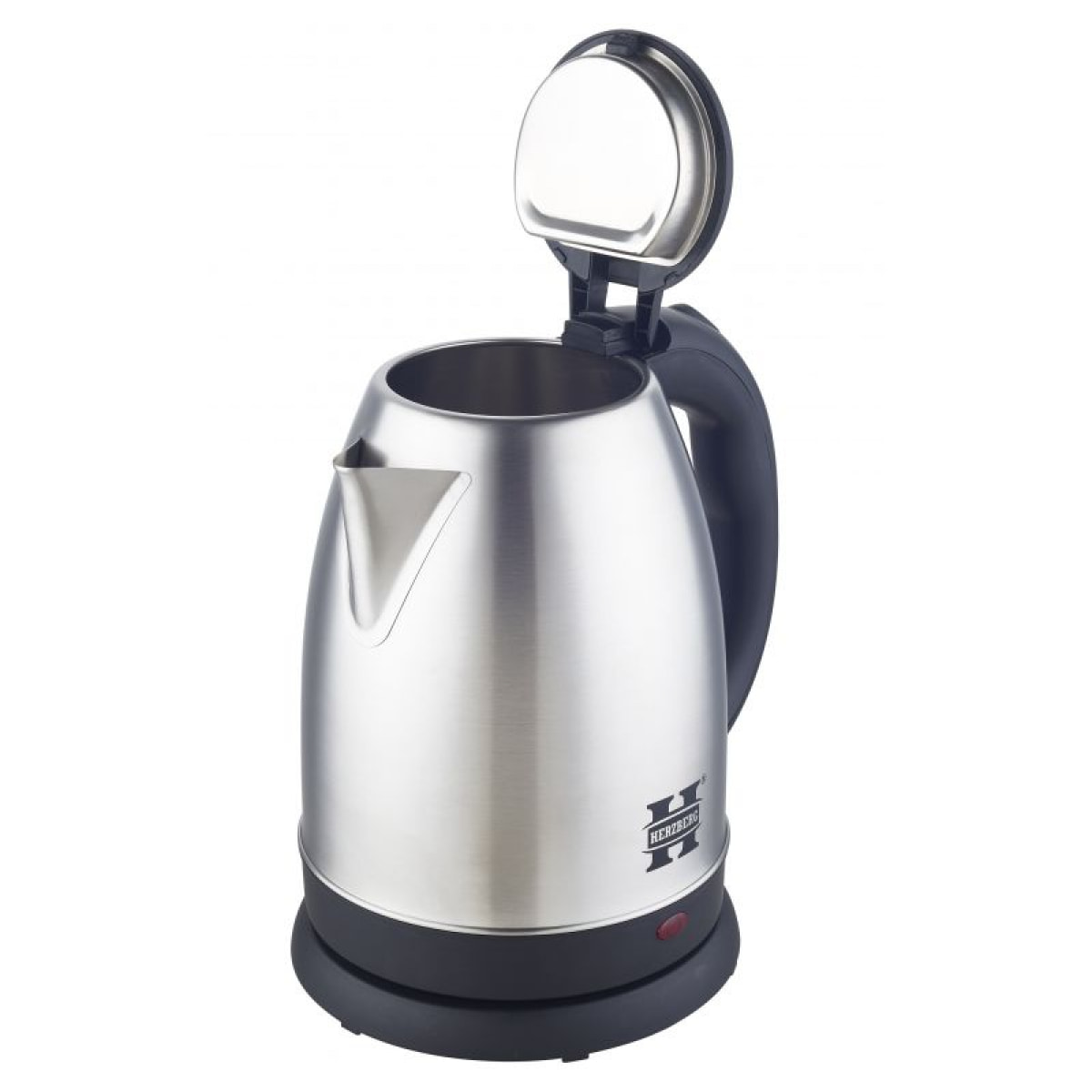 Bouilloire électrique 1.8L inox sans fil argent Herzberg HG5011-SIL