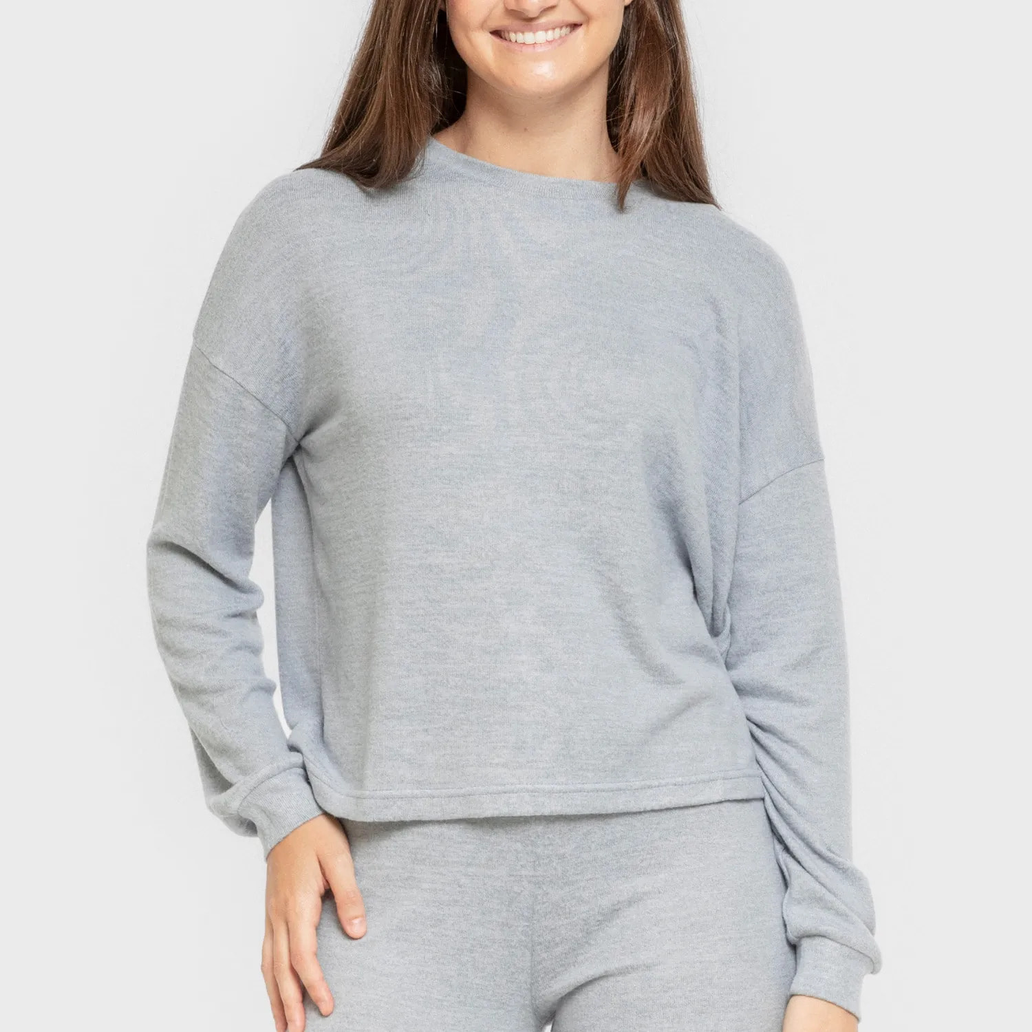 Pijama angorina liso índigo