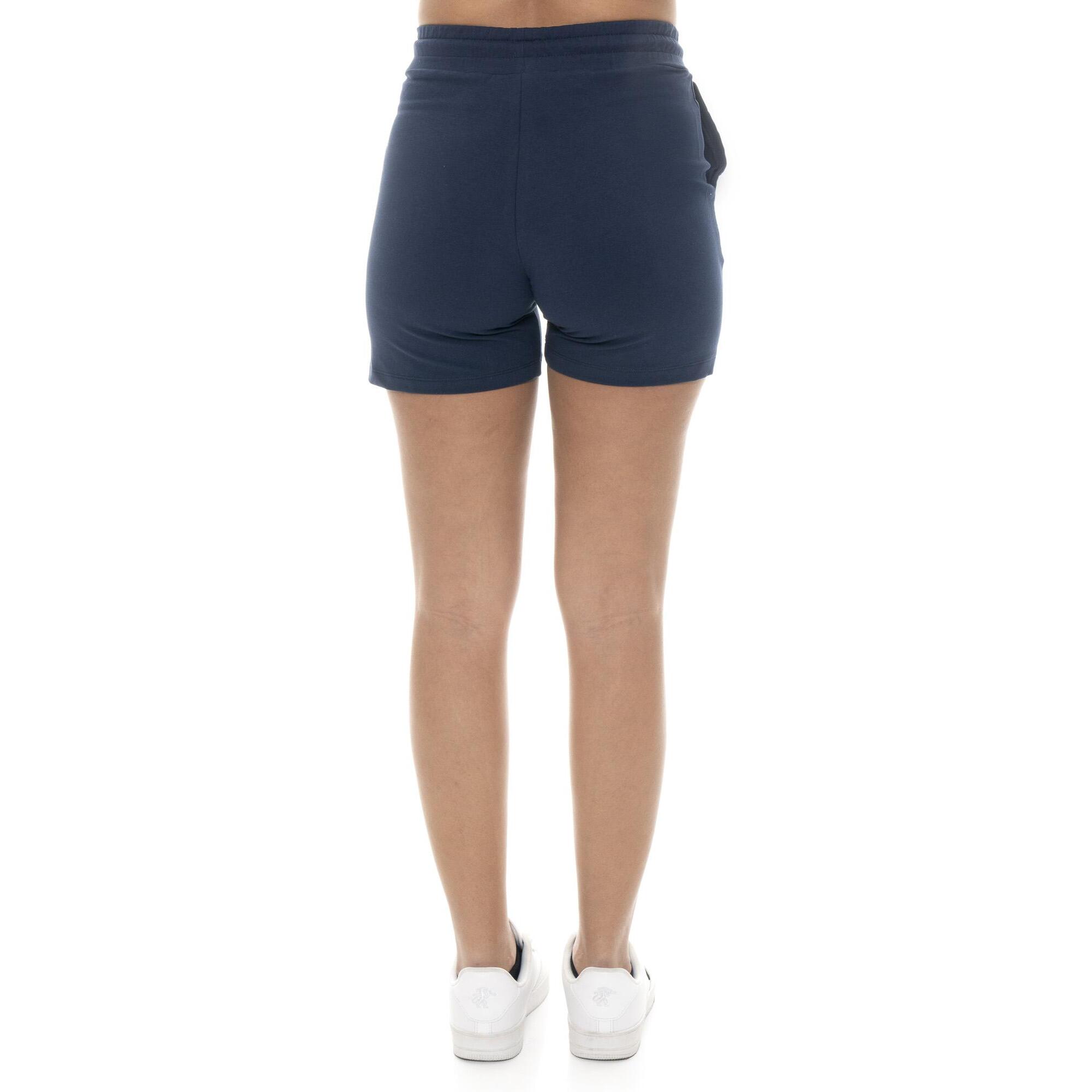 Pantalón corto de mujer Leone Basic de algodón elástico