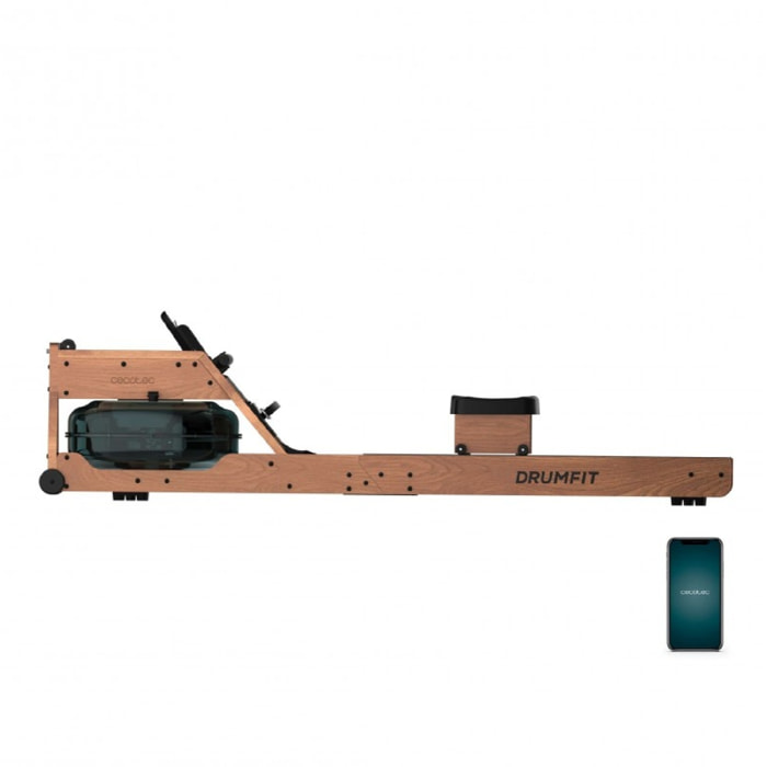 Cecotec Remos de agua Drumfit Rower 20000 Neptuno Wood Cecotec