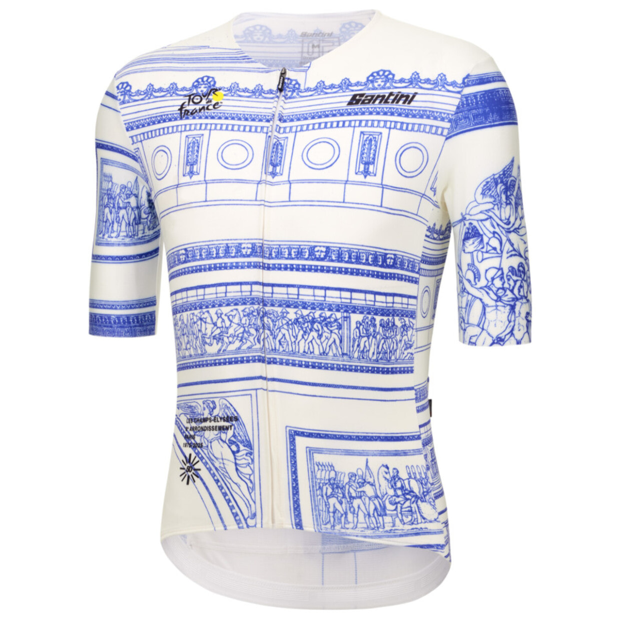 Tdf Arrivée Arc De Triomphe – Maillot - Blanco - Unisex