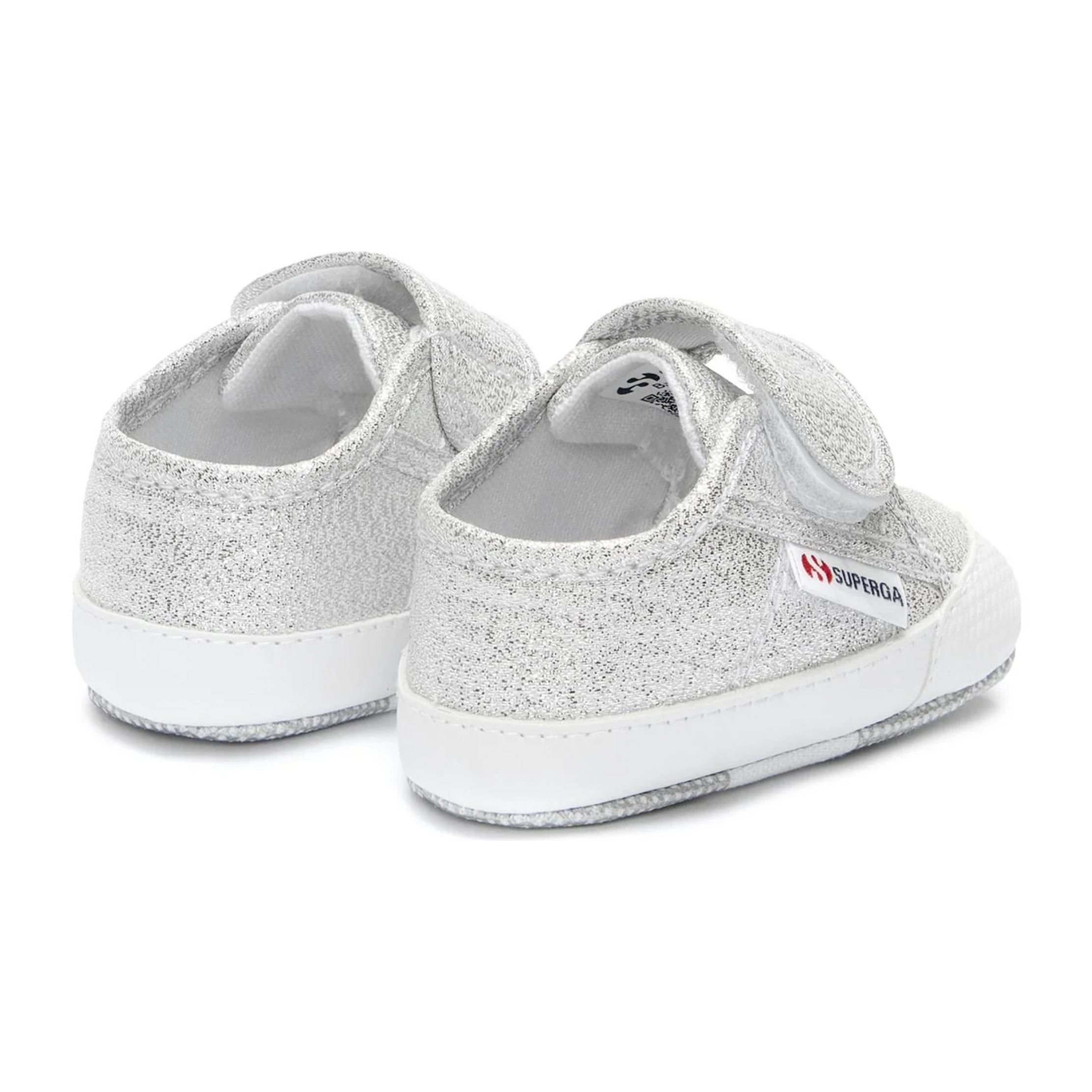 Sneakers Superga Bambina Grigio 4006 BABY STRAP LAME