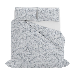 PARURE COPRIPIUMINO ATHENA, 100% Cotone, Made in Italy - JANE BLU