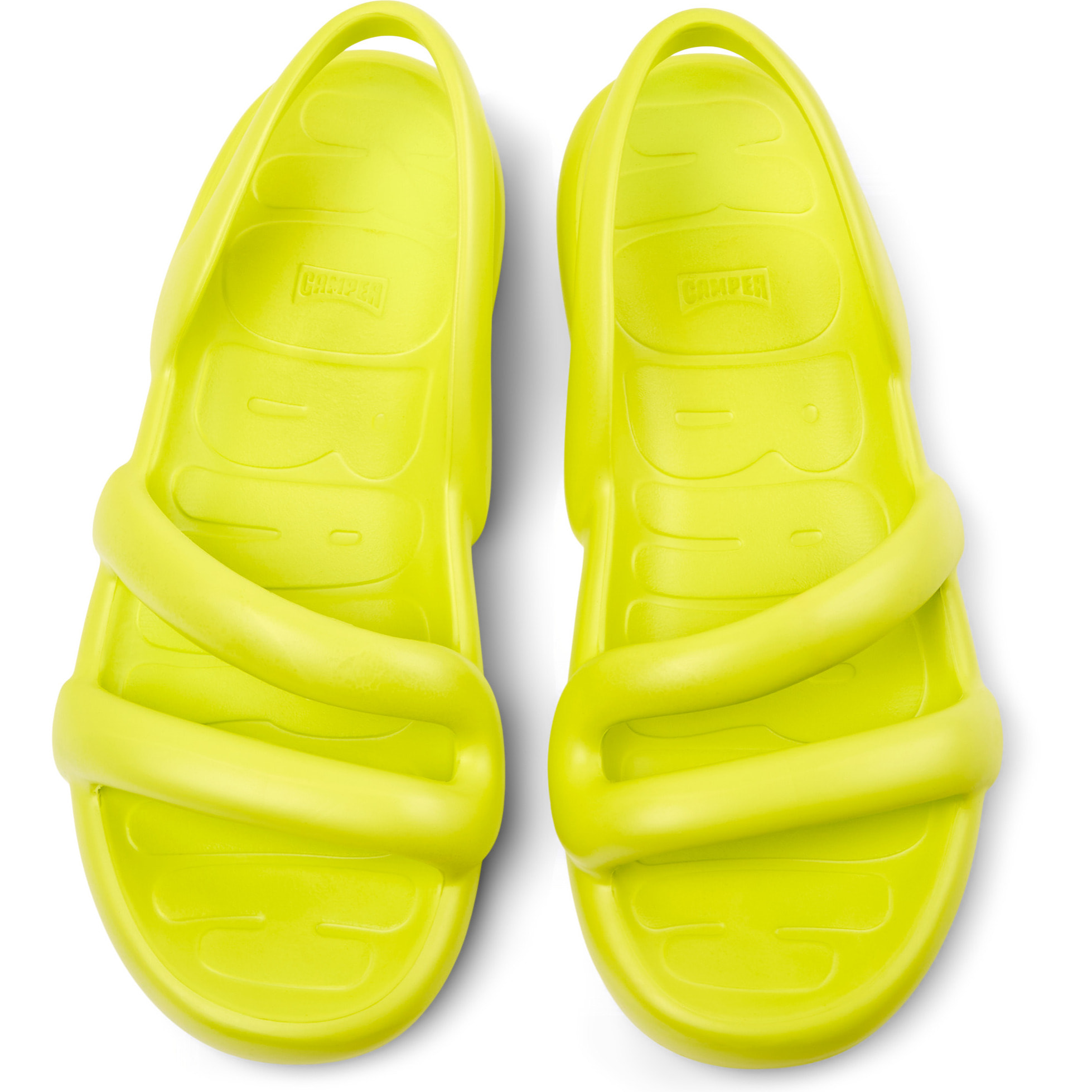 Sandalias - CAMPER Kobarah Flat - Amarillo - Sintético