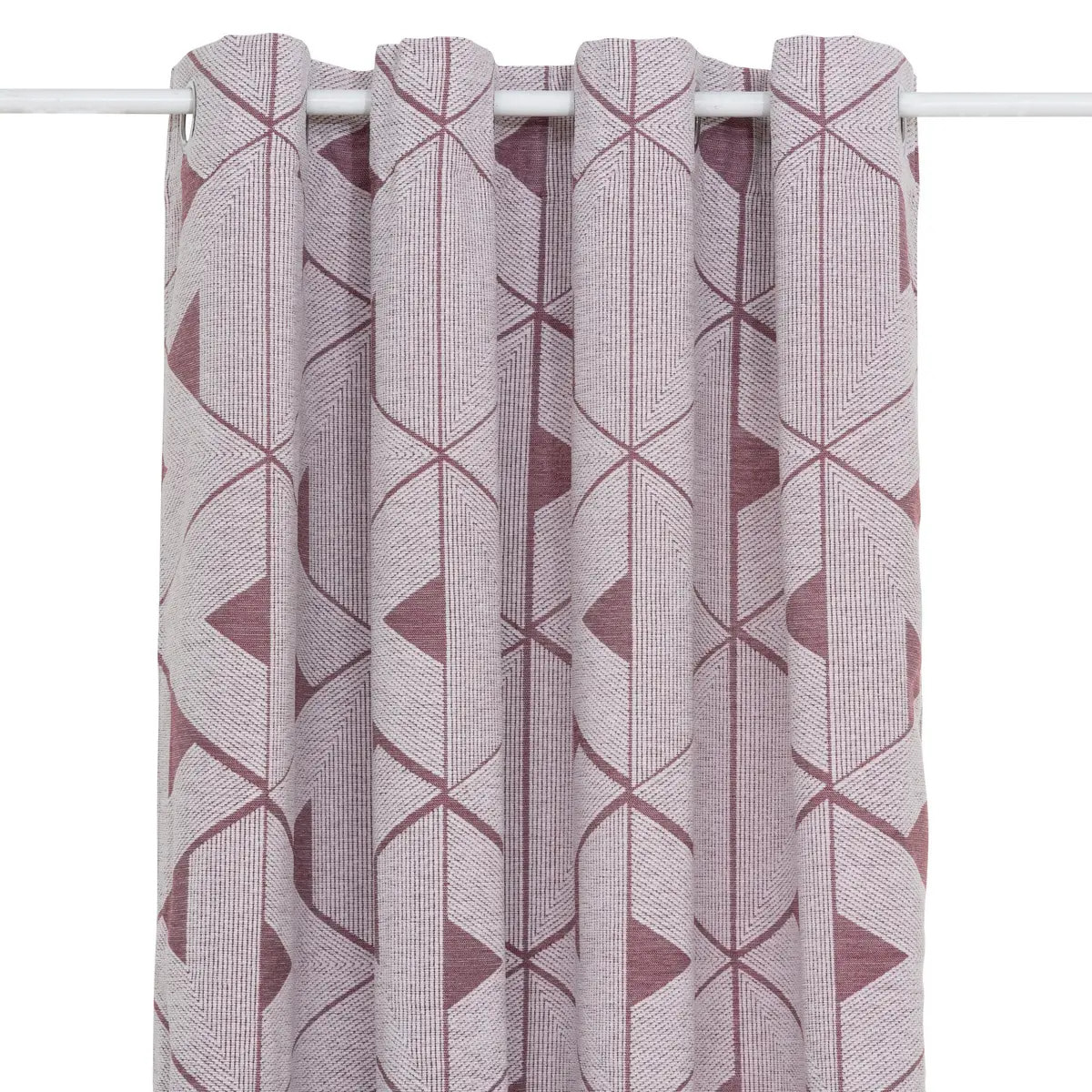 Rideau "Maloe" jacquard violet clair 140x260cm